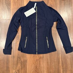 Lululemon Navy and gold define Jacket